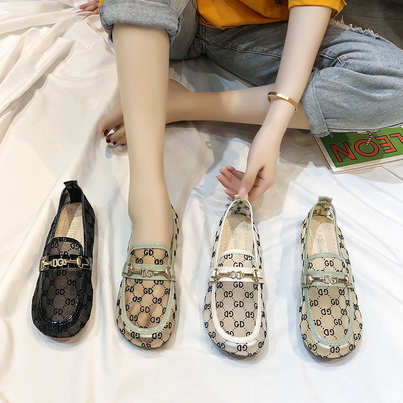 Giày Búp Bê Đế Mềm Phối Lưới Thiết Kế Dễ Thương Cho Nữ | BigBuy360 - bigbuy360.vn