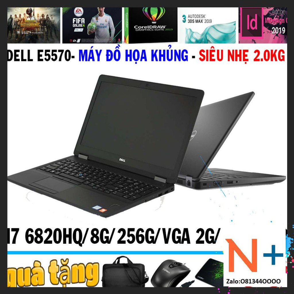 Dell E5570 đồ họa siêu mỏng core i7 6820hq,vga rời 2g bh 12th