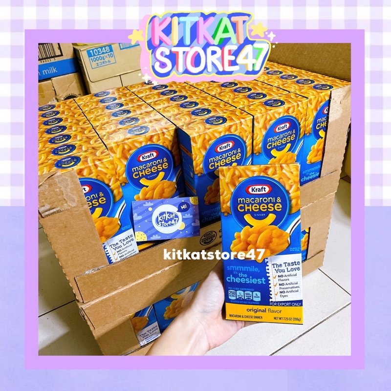 NUI PHÔ MAI MACARONI AND CHEESE KRAFT 206GRAM CỦA MỸ