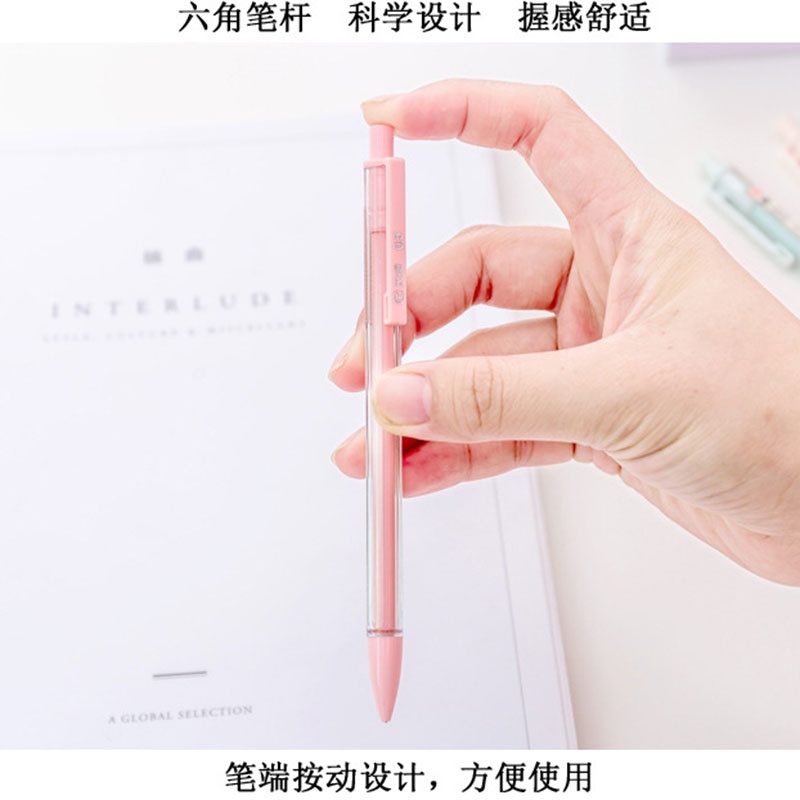 Bút Chì Bấm 0.5mm Thiết Kế Đơn Giản Sáng Tạo Tiện Dụng