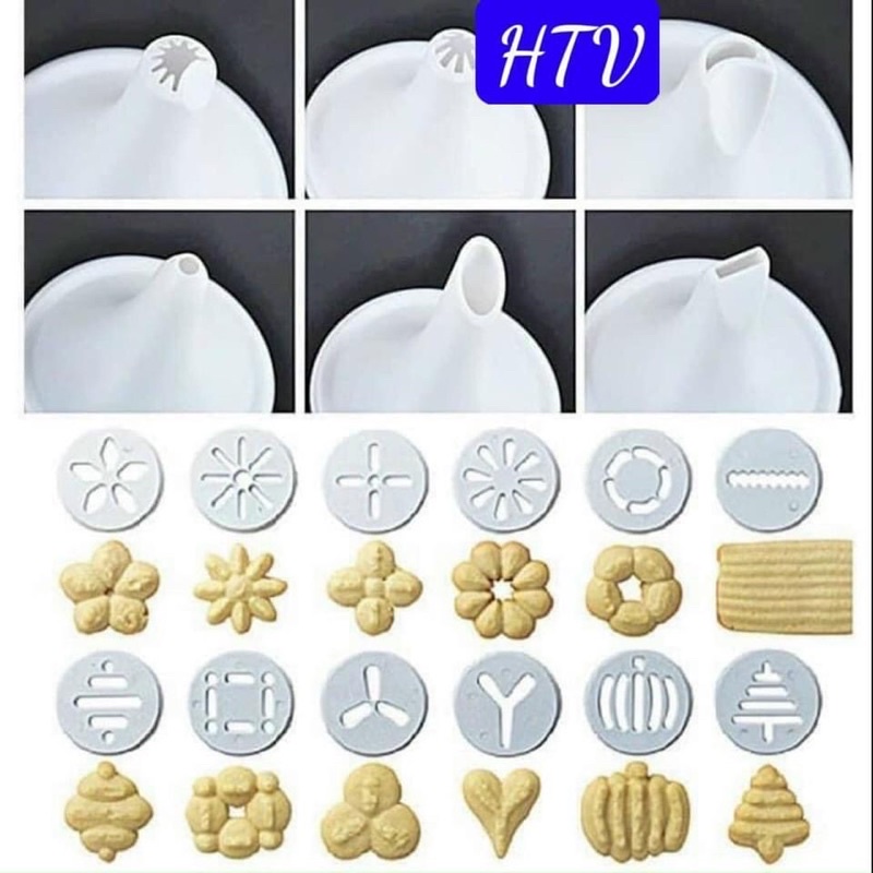 DỤNG CỤ TẠO HÌNH BÁNH siêu hot ( kèm 19 đầu tạo hình)