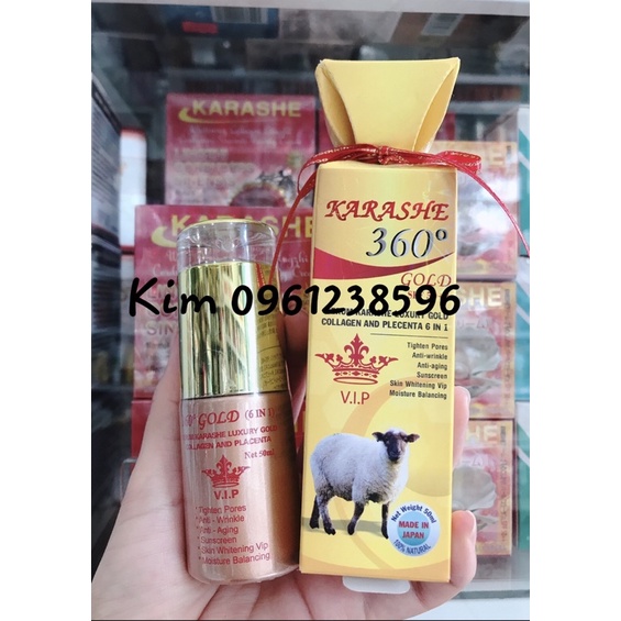 Serum KARASHE GOLD 6 in 1 ( Nhật Bản)