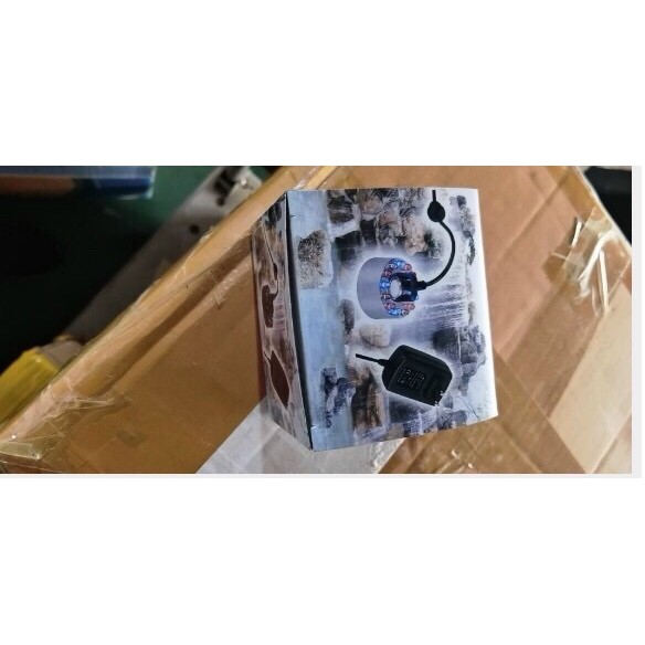 Máy phun sương tạo khói có đèn led kèm nguồn cực nhiều khói mẫu mới