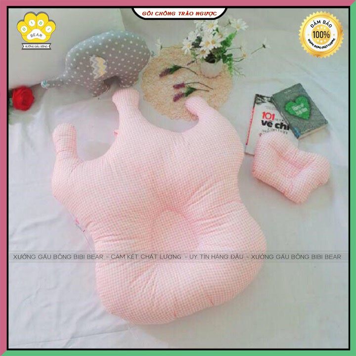 Gối chống trào ngược hình vương miện tặng kèm gối