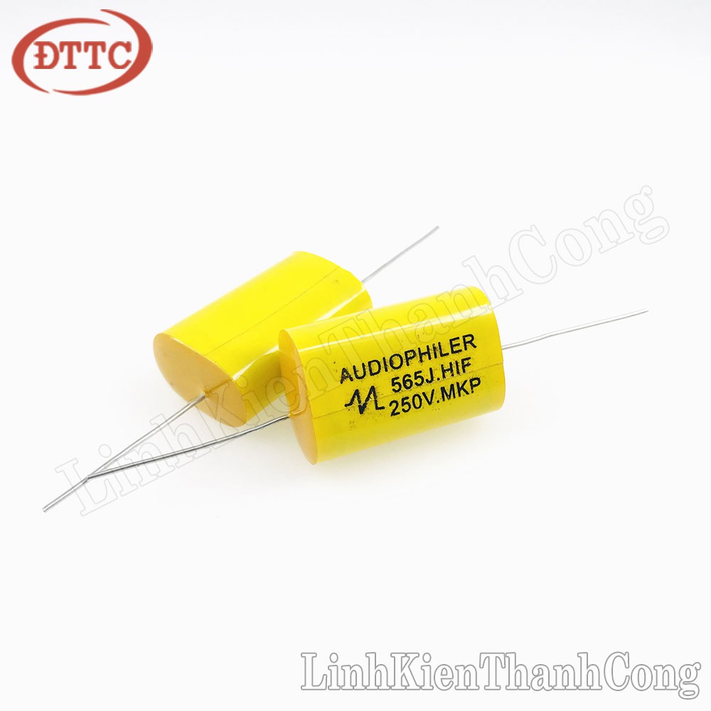 Tụ AUDIOPHILER  5.6uF 250V 565J Màu Vàng