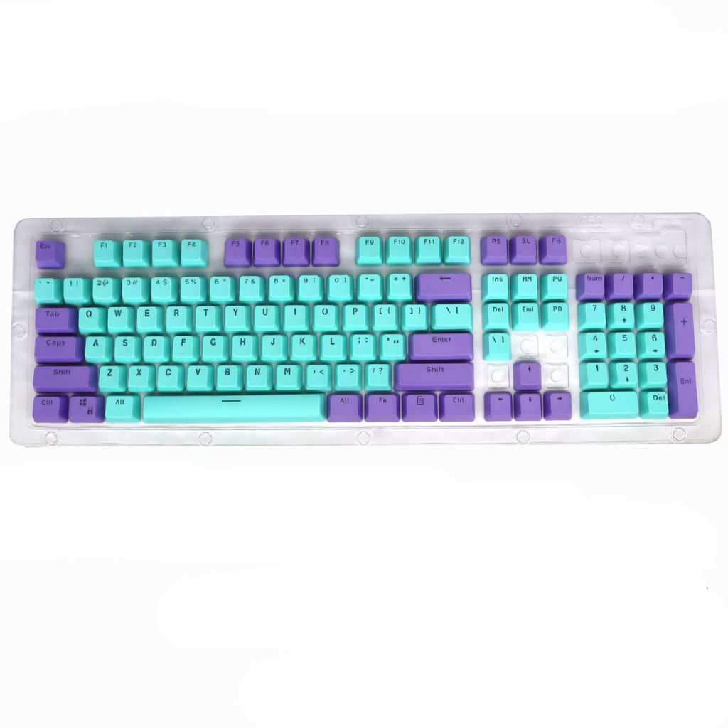 Keycap PBT double shot xuyên led 104 phím