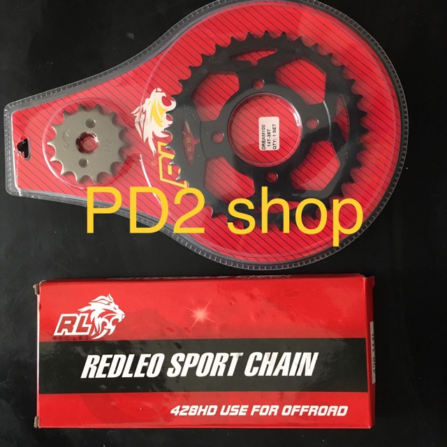 Nhông sen đĩa redleo cho xe wave, dream