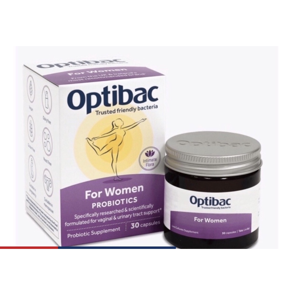 Men vi sinh Optibac tím (Optibac For Women) chuẩn nội địa UK