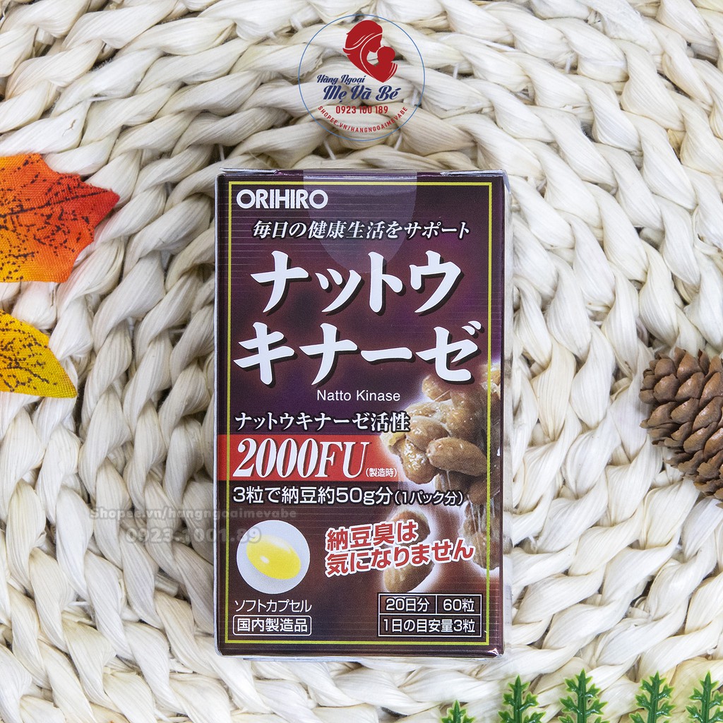[Date 2/2022] Viên uống hỗ trợ chống đột qụy Natto Kinase 2000FU Nhật Bản