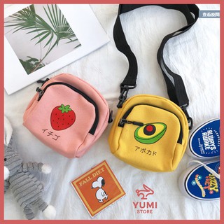 [ CÓ SẴN ] 🥑 Túi đeo chéo hoa quả cực cute 🌈 Túi ulzzang Hàn Quốc
