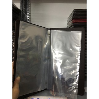 Bìa menu da may cao cấp 10 lá 204 (29*16CM)