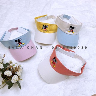 Mũ lưỡi trai hở chóp mickey