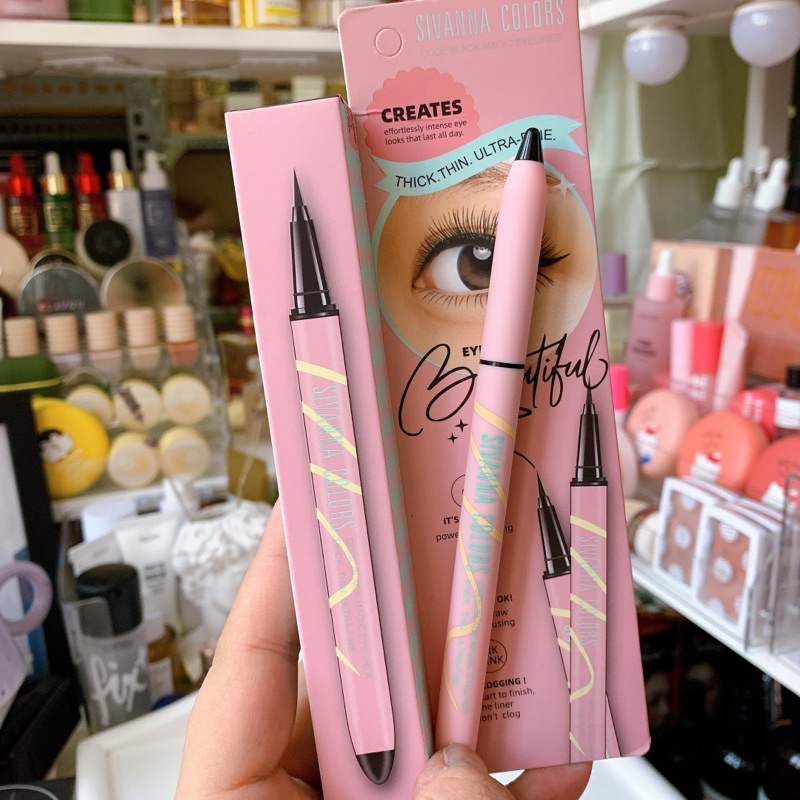 Kẻ mắt Sivanna Hồng xanh HF9010