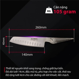 DAO BẾP GLOBAL GS39 NAKIRI