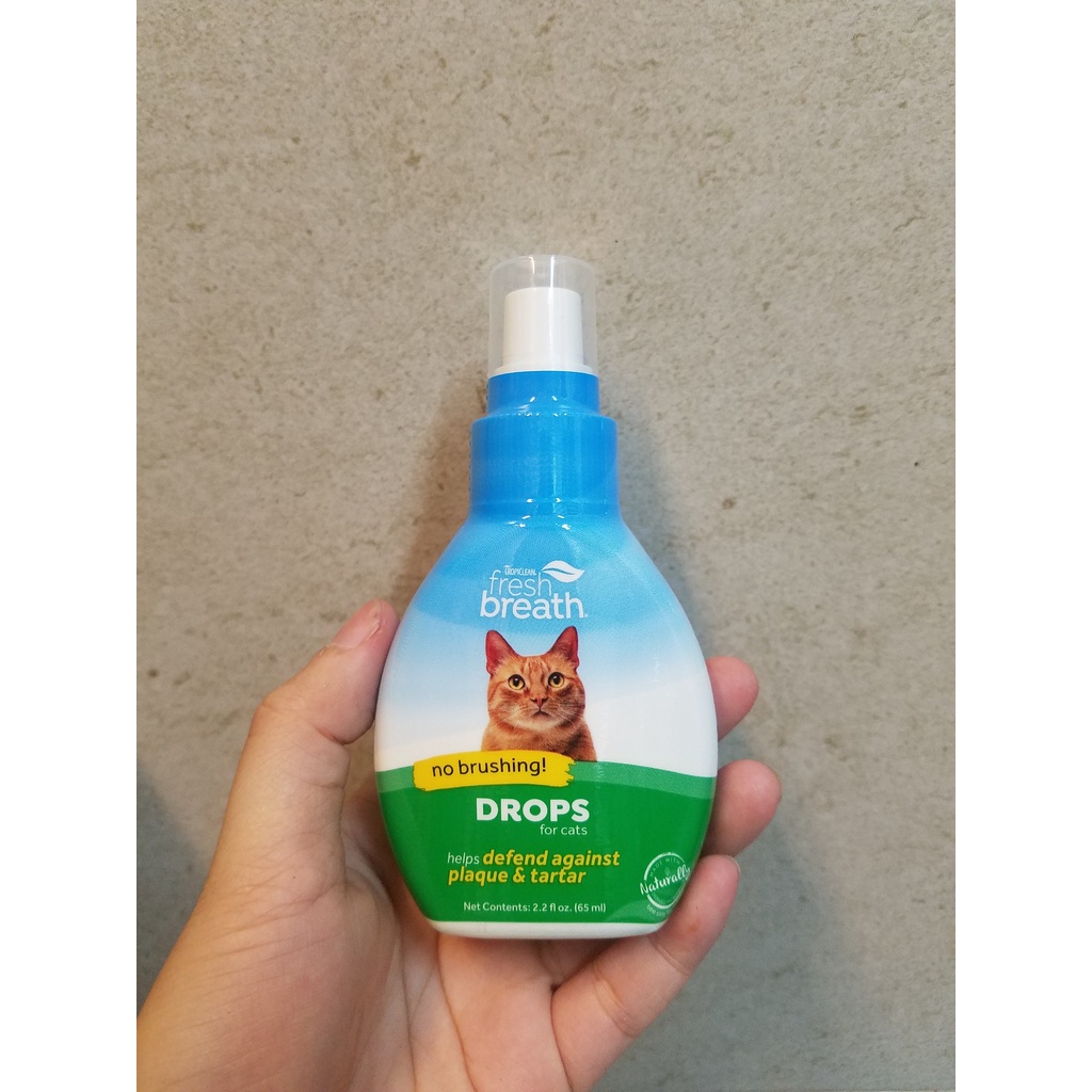 Nước Uống Vệ Sinh Trị Hôi Miệng và Ngăn Ngừa Cao Răng Mảng Bám Cho Chó Mèo dạng đậm đặc 65ml - Tropiclean