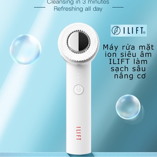 Máy rửa mặt làm sạch sâu ion ILIFT công nghệ ion xoáy nghiêng và giao động 3D hiện đại nhất 2022 hàng mới về