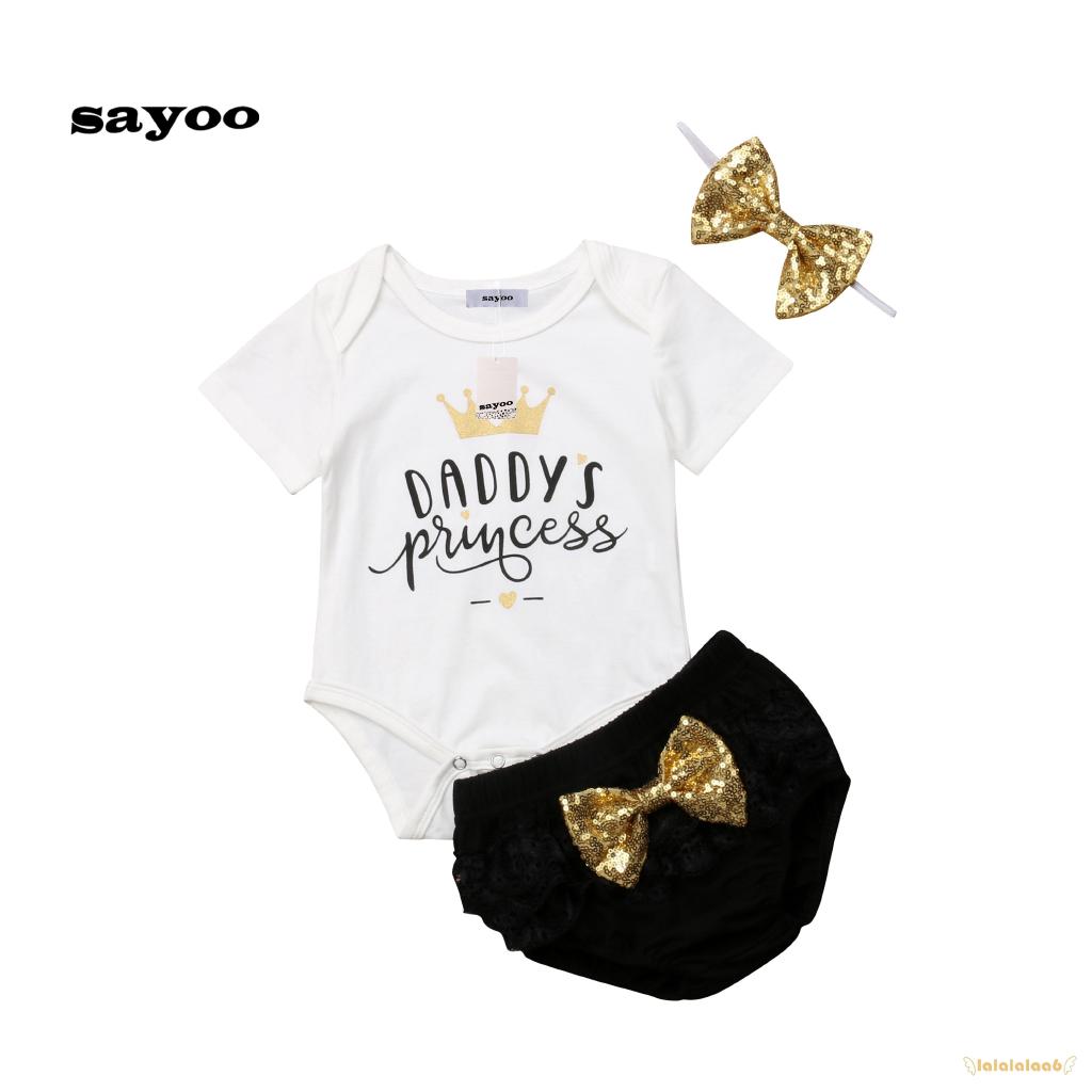 Bộ bodysuit một mảnh + băng đô hình công chúa dễ thương cho bé sơ sinh