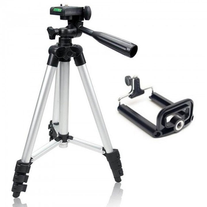 TRIPOD ĐIỆN THOẠI MÁY ẢNH, GẬY 3 CHÂN LIVESTREAM, CHỤP ẢNH TỪ XA 3110