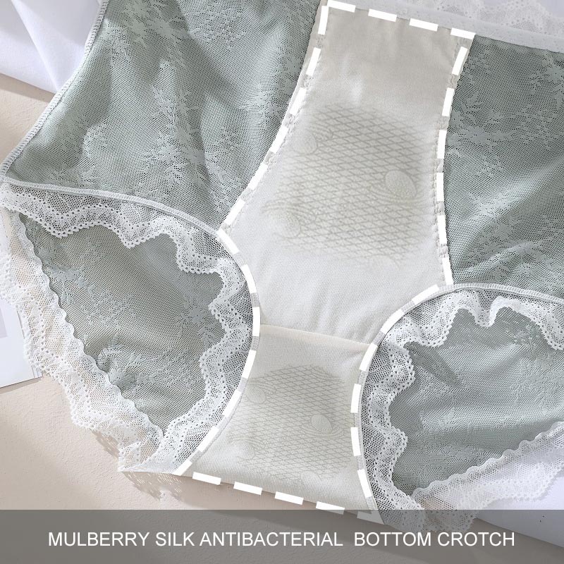 AOFEIQIKE AOFEIQIKE Quần Lót Ren Mỏng Mềm Mại Ôm Bụng Co Giãn Tốt Thoáng Khí Gợi Cảm Kiểu Pháp Size L-XXL