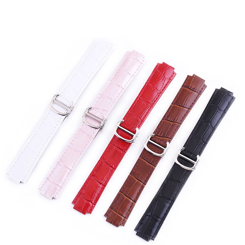 CARTIER Dây Da Đồng Hồ Đeo Tay 20mm P05 14-9mm 18-11mm 20-12mm