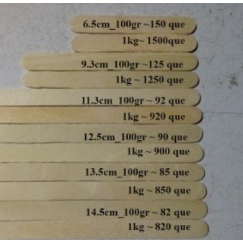 100gr que kem, que đè lưỡi handmade