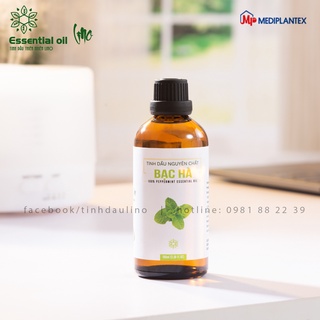 Tinh dầu bạc hà nguyên chất LINO 100ml, tinh dầu thơm phòng, tinh dầu thiên nhiên từ công ty dược Mediplantex