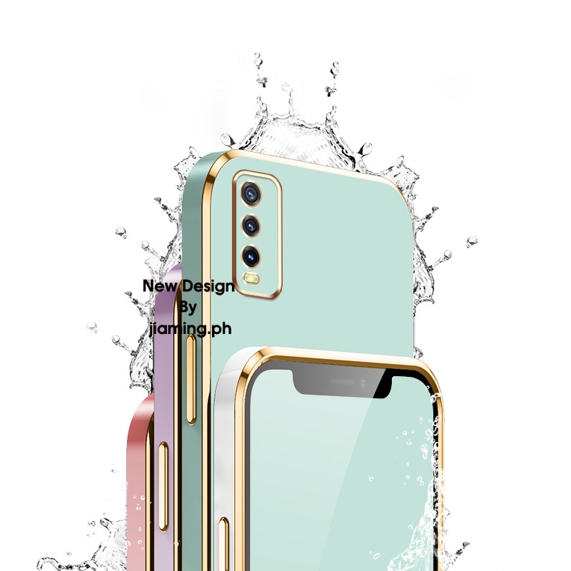 Ốp Điện Thoại Mềm Màu Kẹo Có Dây Đeo Cho VIVO Y12A Y20i Y20S Y20A Y12S Y20 Y11S 2021 Y20S G 2022