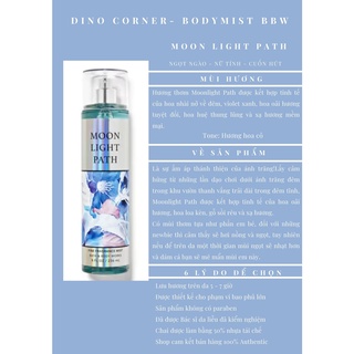 Body mist moon light path - xịt thơm toàn thân bath and body works