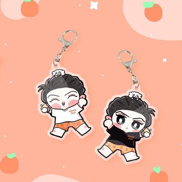Móc khóa 2 mặt chibi Sehun - OHMilk Goods 2020