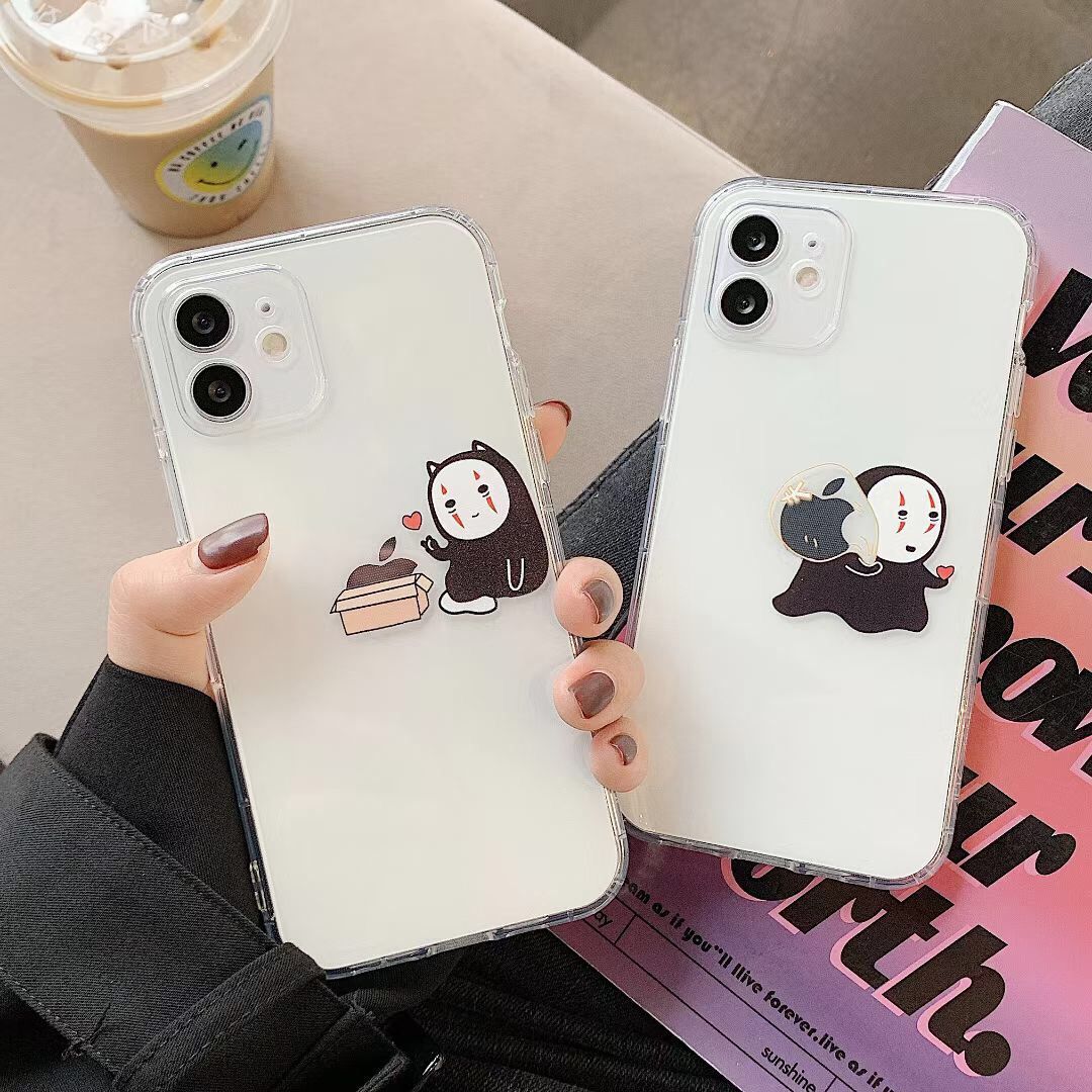 Ốp Lưng Silicone Mềm Trong Suốt In Hình Totoro Cho Iphone 12pro Max 12mini 11pro Max X Xs Max Xr Se 2020 7 8 Plus | BigBuy360 - bigbuy360.vn