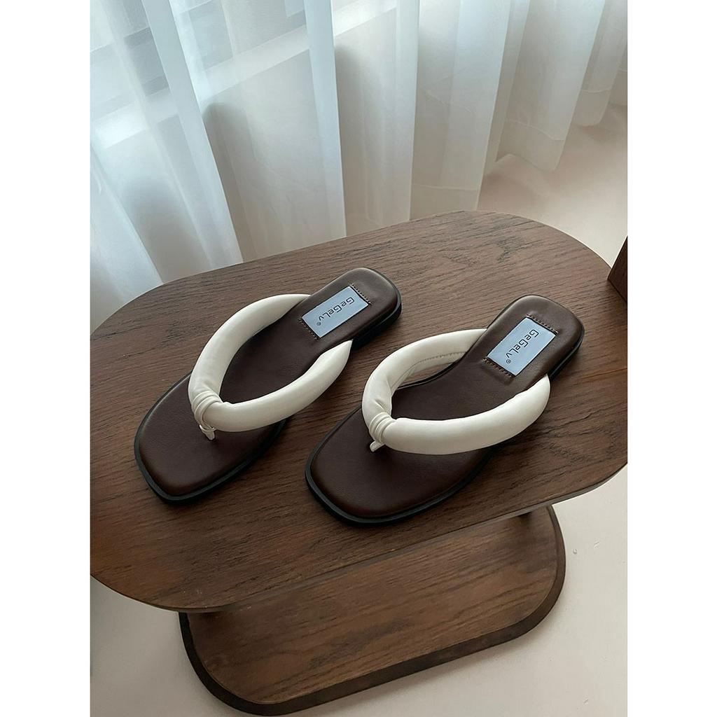 Dép Xỏ Ngón Đế Bằng Thời Trang Đi Biển Mùa Hè 2023 Cho Nữ