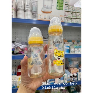 [CÓ VAN CHỐNG SẶC] Bình sữa Kichilachi PPSU cổ hẹp 150ml, 250ml