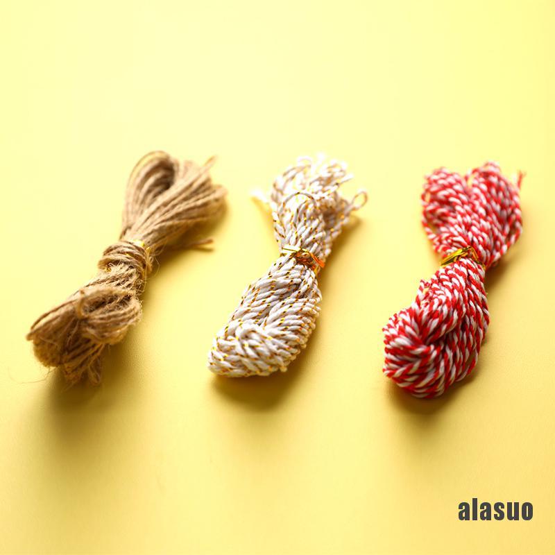 Dây Thừng Cotton Dài 10m Dùng Trang Trí Giáng Sinh