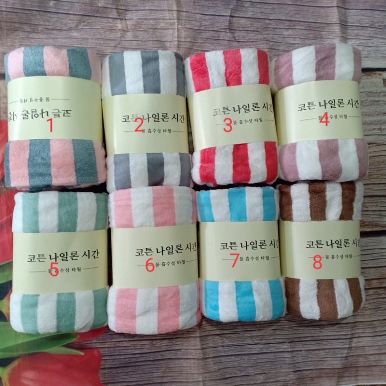 Khăn Đẹp Cotton. Khăn Tắm siêu êm siêu xinh size to chất dày dặn thấm hút tốt.