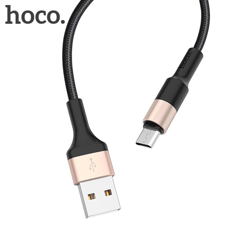 Dây Sạc Micro Usb💎SẠC NHANH+Chống Đứt💎Cáp Sạc Hoco X26 Chính Hãng Dài 1M - BH 12T