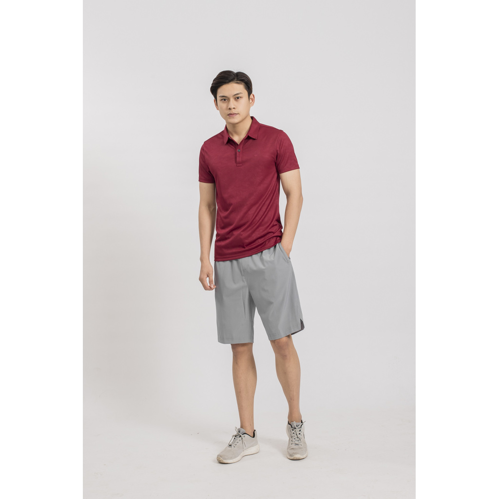 ARISTINO - Áo polo ngắn tay Aristino APS048S9 màu Booc đô dáng Slim Fit