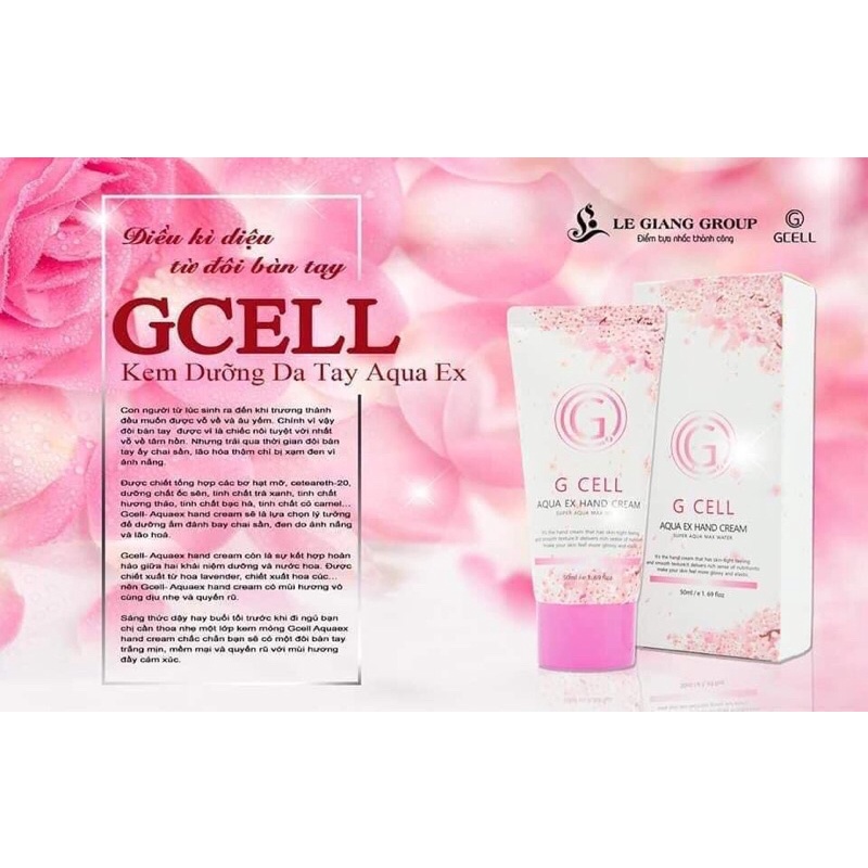 kem dưỡng da tay Gcell