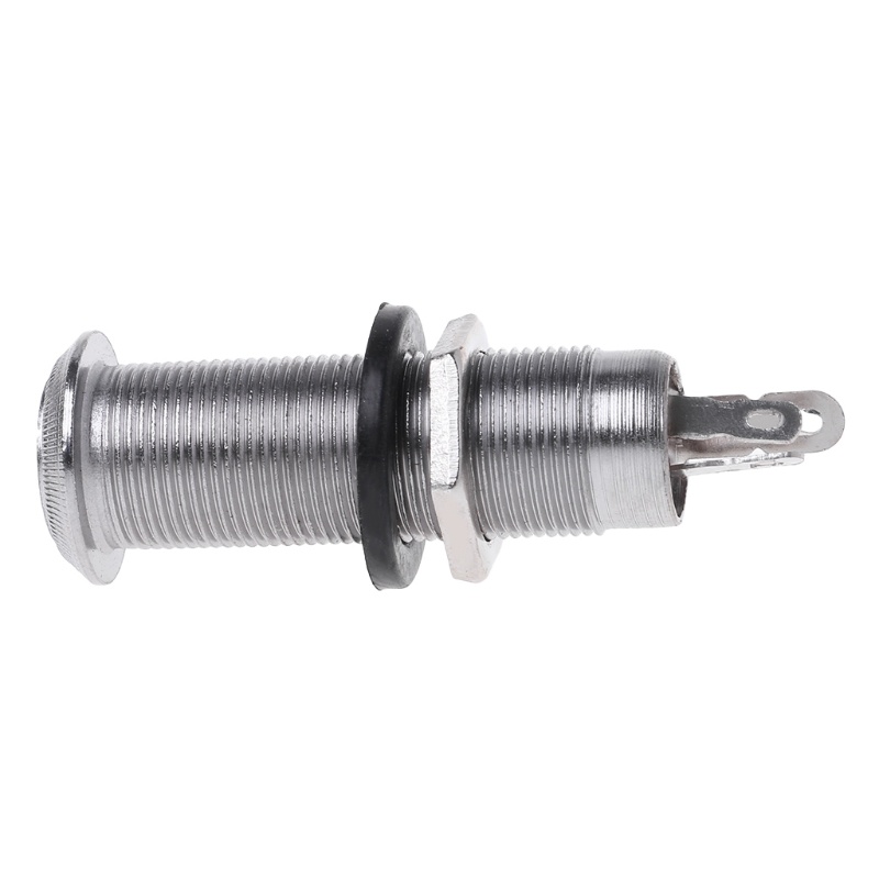 1 Jack Cắm Đầu Ra 1 4 Phần Bằng Chrome Cho Đàn Guitar Bass