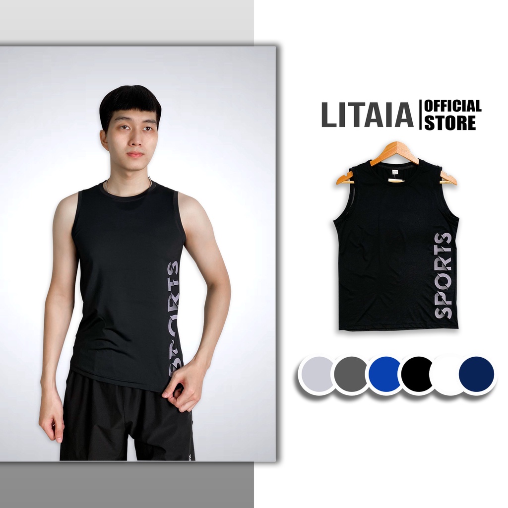 Áo Sát Nách Thể Thao Nam Áo Ba Lỗ Tanktop 6 Màu SPORT