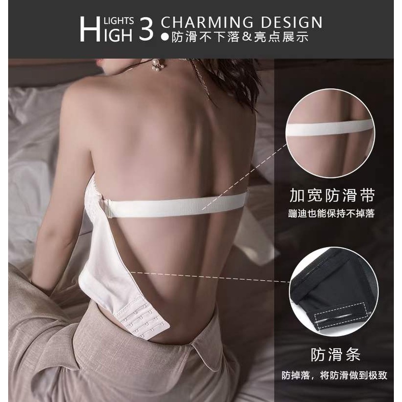 Áo lót Không Dây Không Gọng Chống Trượt Thời Trang Mùa Hè Dành Cho Nữ