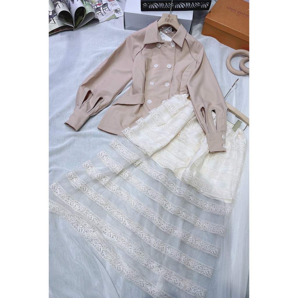 Đầm set chốt live