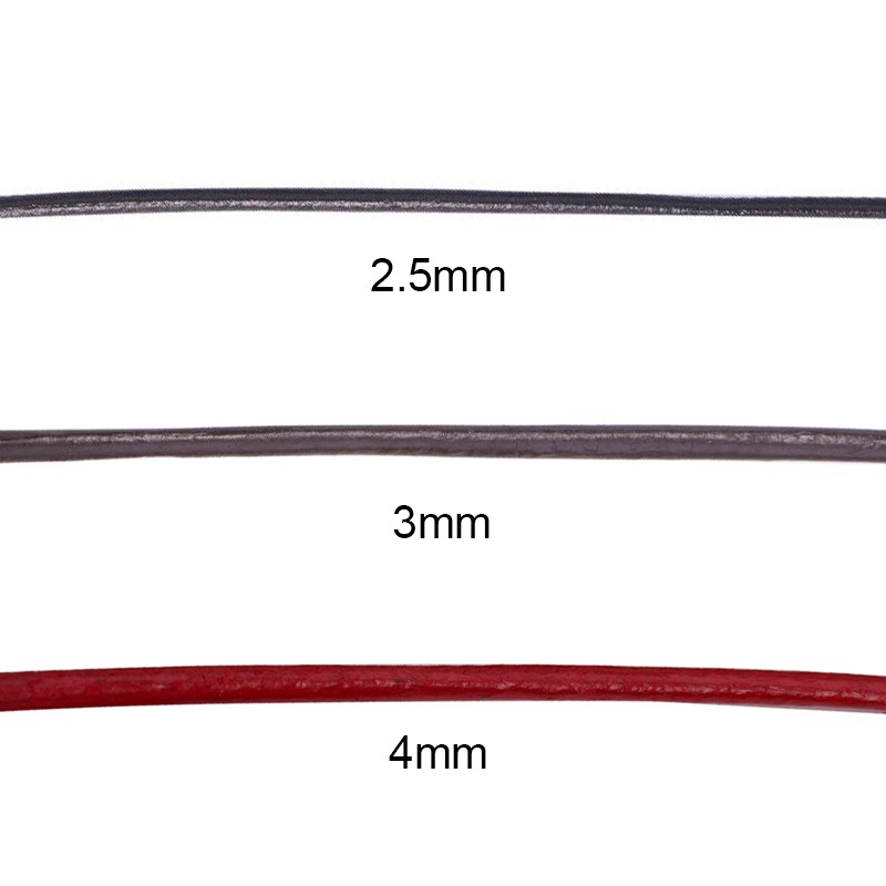 Cuộn Dây Da 10m 3mm Dùng Làm Đồ Trang Sức Thủ Công
