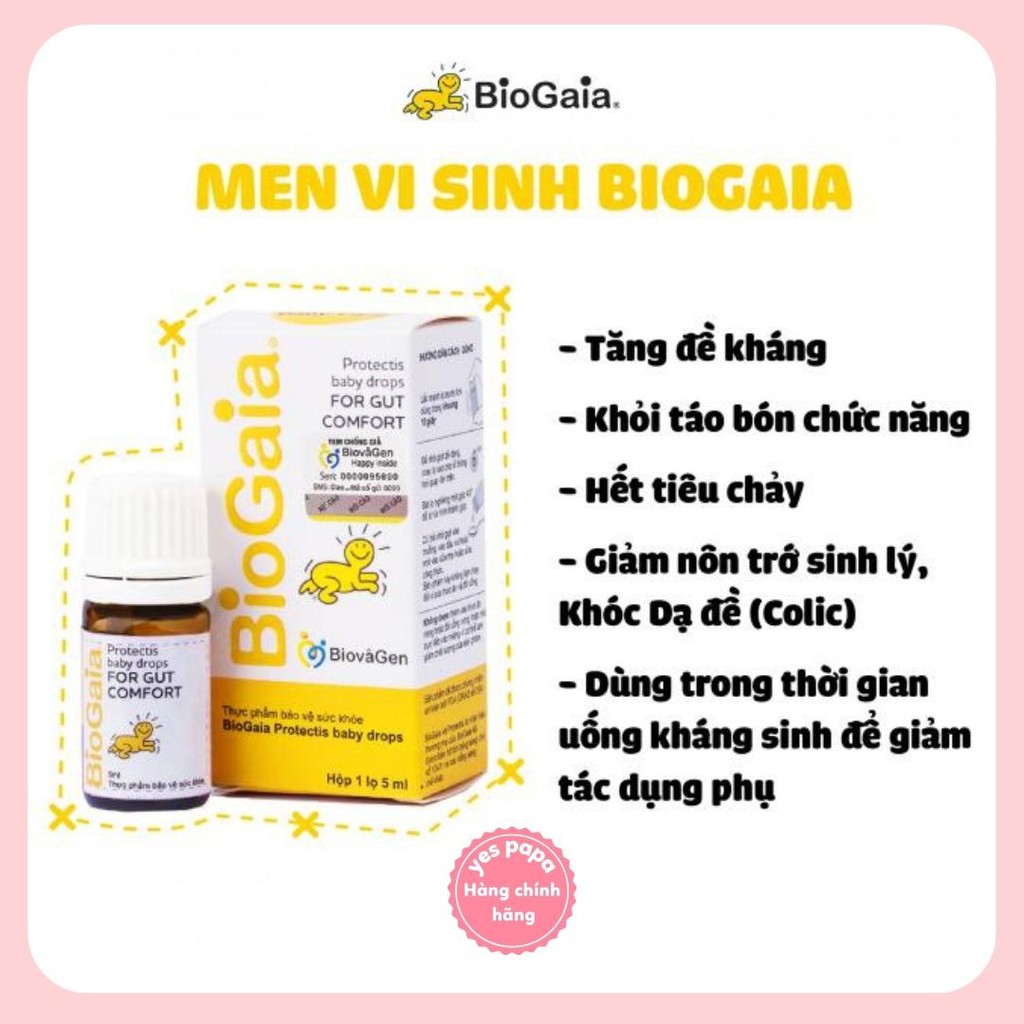 Vitamin D Semper kèm men vi sinh BioGaia Thụy Điển 5ml