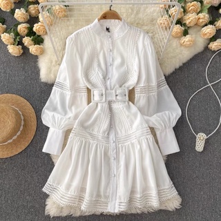 [ORDER] ĐẦM TAY BỒNG PHONG CÁCH HÀN QUỐC THƯ KÝ SANG TRỌNG