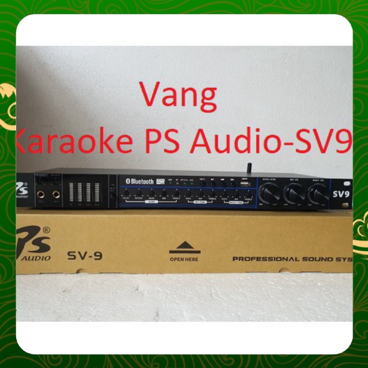Vang cơ chống hú ( Mới Nhất 2020 ) Vang Karaoke PS Audio-SV9 hỗ trợ chống hú, Bluetooth, Optical, có đèn nháy - sv9 _ Nh