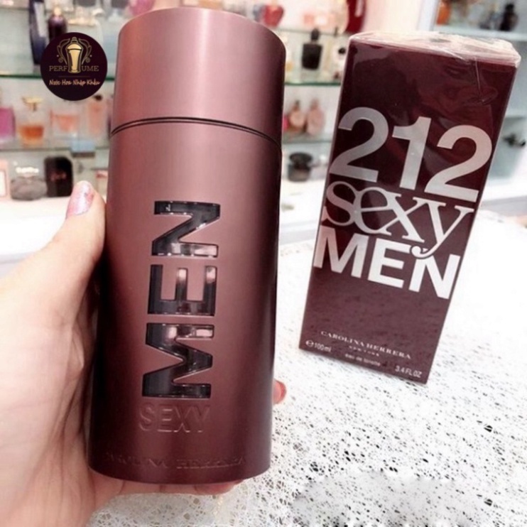 Nước hoa nam Carolina Herrera 212 SEXY MEN EDT 100ML- Hương thơm nam tính và mạnh mẽ, lưu hương lâu-Chisman Chisman