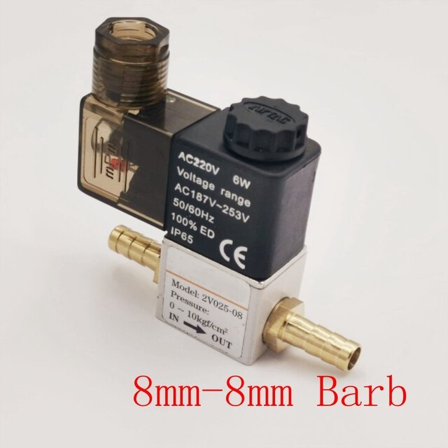 Van đóng mở khí nén 2v025 và khớp nối ống hơi