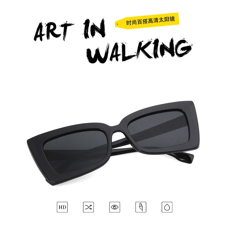 Kính Mát Mắt Mèo Chống Tia UV Phong Cách Phương Tây Dành Cho Nam Và Nữ