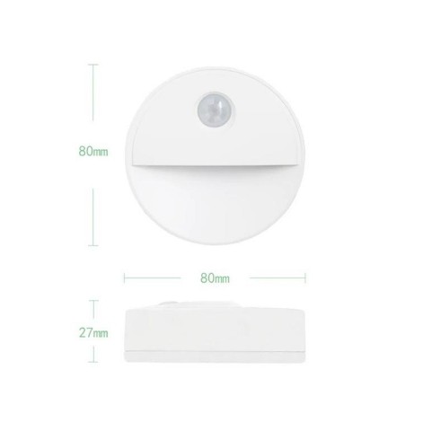 Đèn LED Cảm ỨngGIADUNGTONGKHO1Đèn Sử Dụng Pin Tự Động Phát Sáng Khi Có Người Di Chuyển