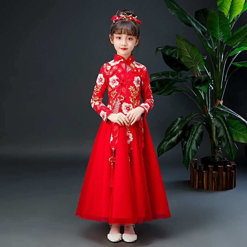 Bộ Hán Phục Phong Cách Trung Hoa Xinh Xắn Cho Bé Gái